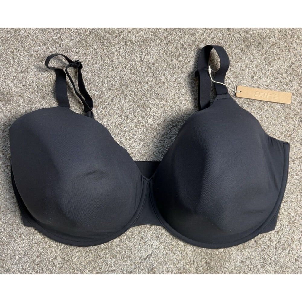NWT Skims Fits Everybody T-shirt Demi Bra Size 42H Onyx/Black BR-UWR-2294 - Picture 1 of 4
